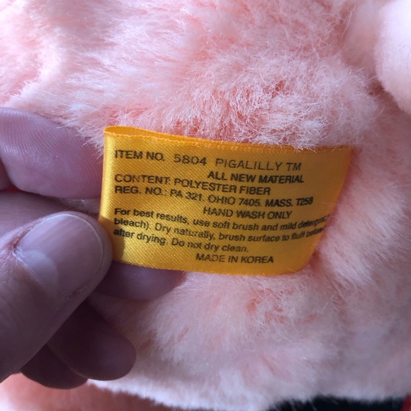 Vintage Plush 24K Polar Puff Pigalilly Dumplings Hand Puppet - Picture 11 of 11